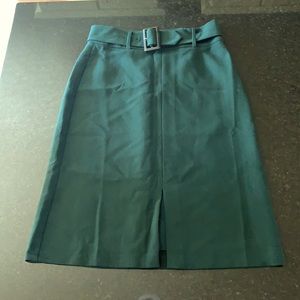 Hunter Green Banana Republic skirt